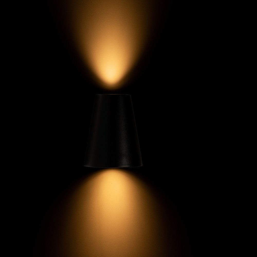 Produktabbildung Nr. 6: LED Outdoor-Wandleuchte Los Angeles - 2xGU10 IP44 - schwarz