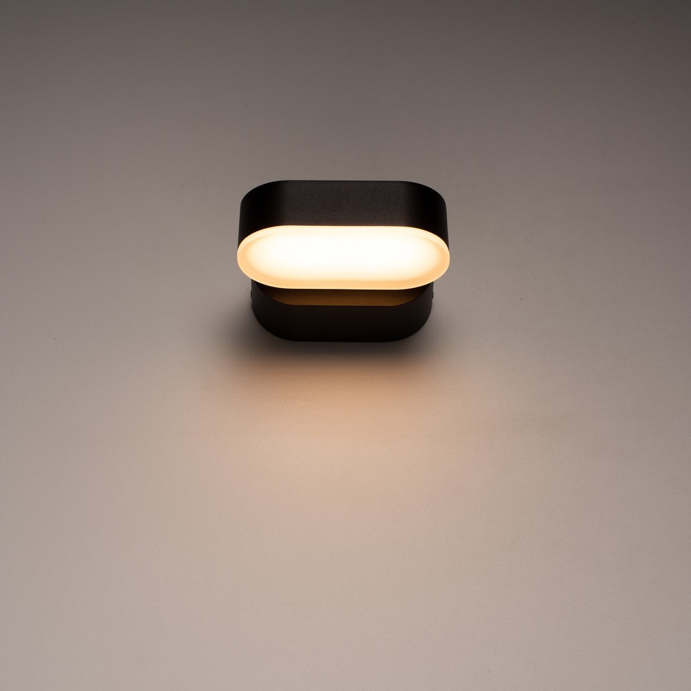 Produktabbildung Nr. 3: LED Outdoor-Wandleuchte Madrid - 6W 260lm 2700K IP54 - schwarz