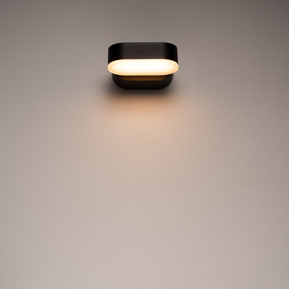 Produktabbildung Nr. 4: LED Outdoor-Wandleuchte Madrid - 6W 260lm 2700K IP54 - schwarz