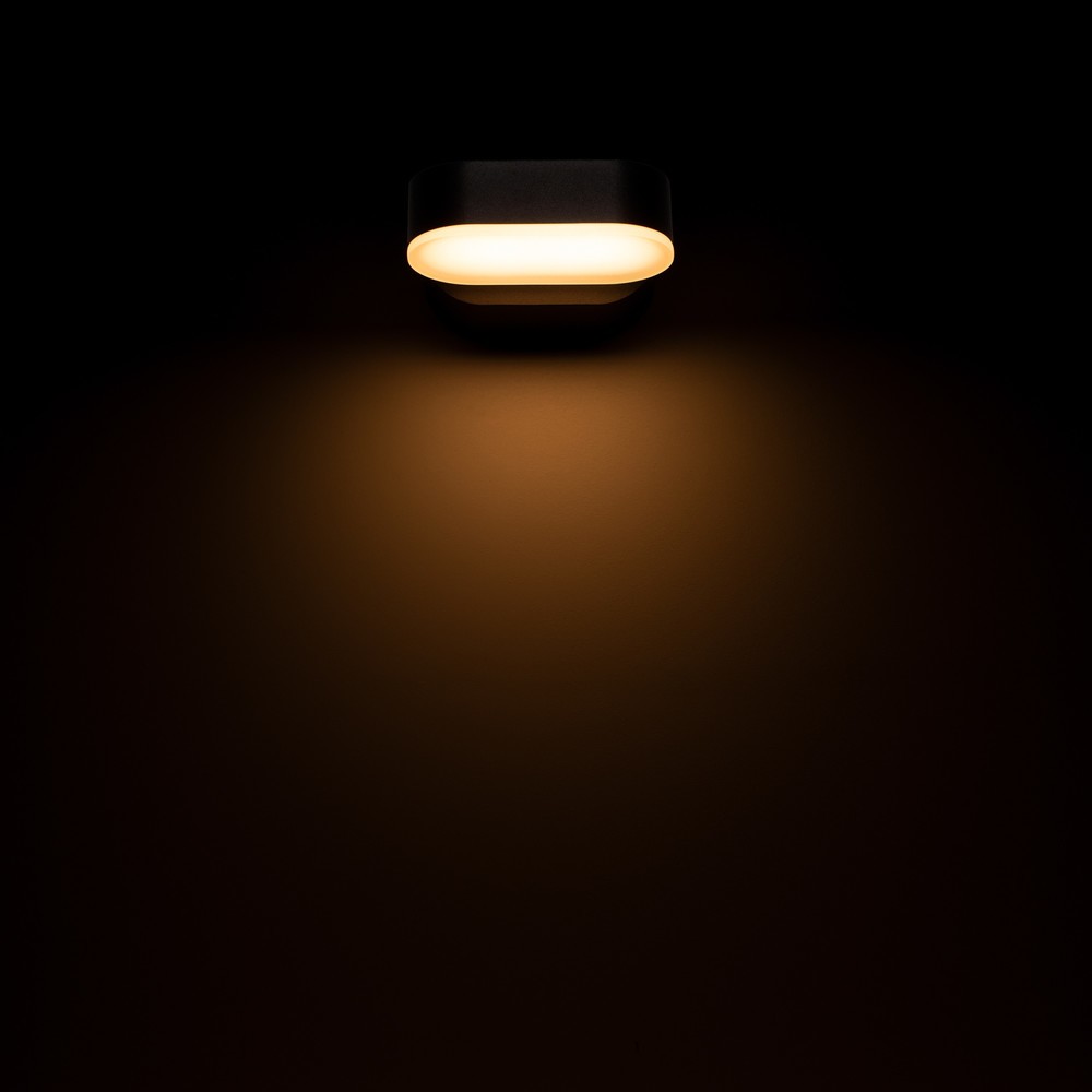Produktabbildung Nr. 7: LED Outdoor-Wandleuchte Madrid - 6W 260lm 2700K IP54 - schwarz