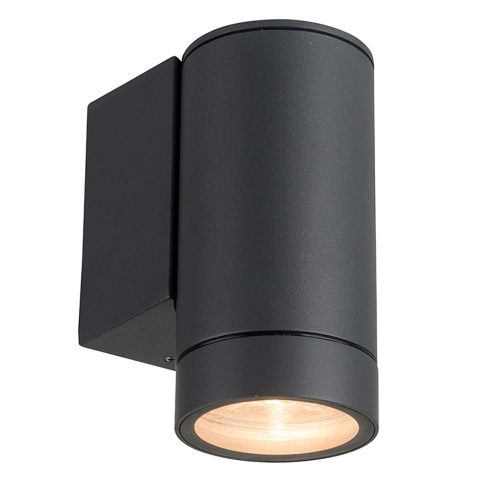 Produktabbildung: LED Outdoor-Wandleuchte Messina - 1xGU10 IP44 - anthrazit