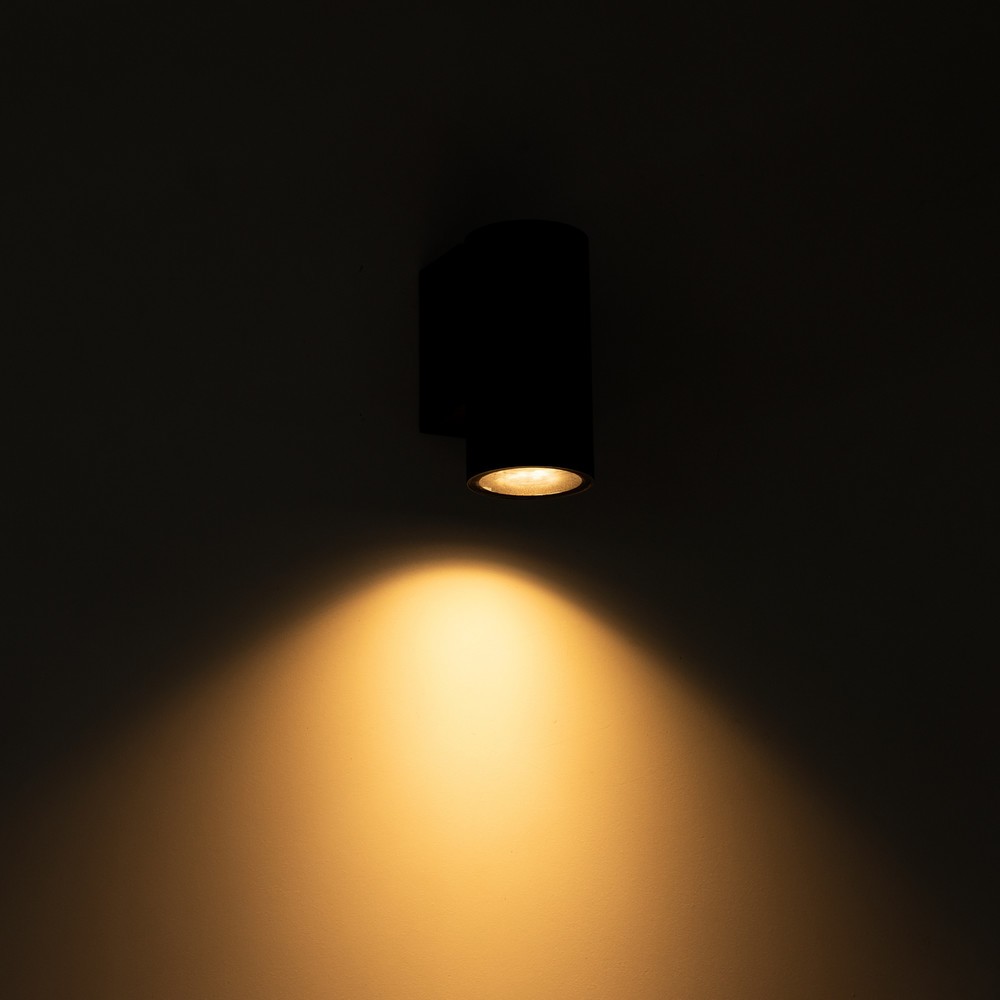 Produktabbildung Nr. 4: LED Outdoor-Wandleuchte Messina - 1xGU10 IP44 - anthrazit