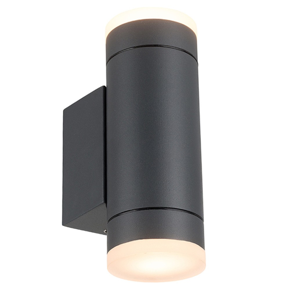 Produktabbildung: LED Outdoor-Wandleuchte Quinton - 2xGU10 IP44 - anthrazit
