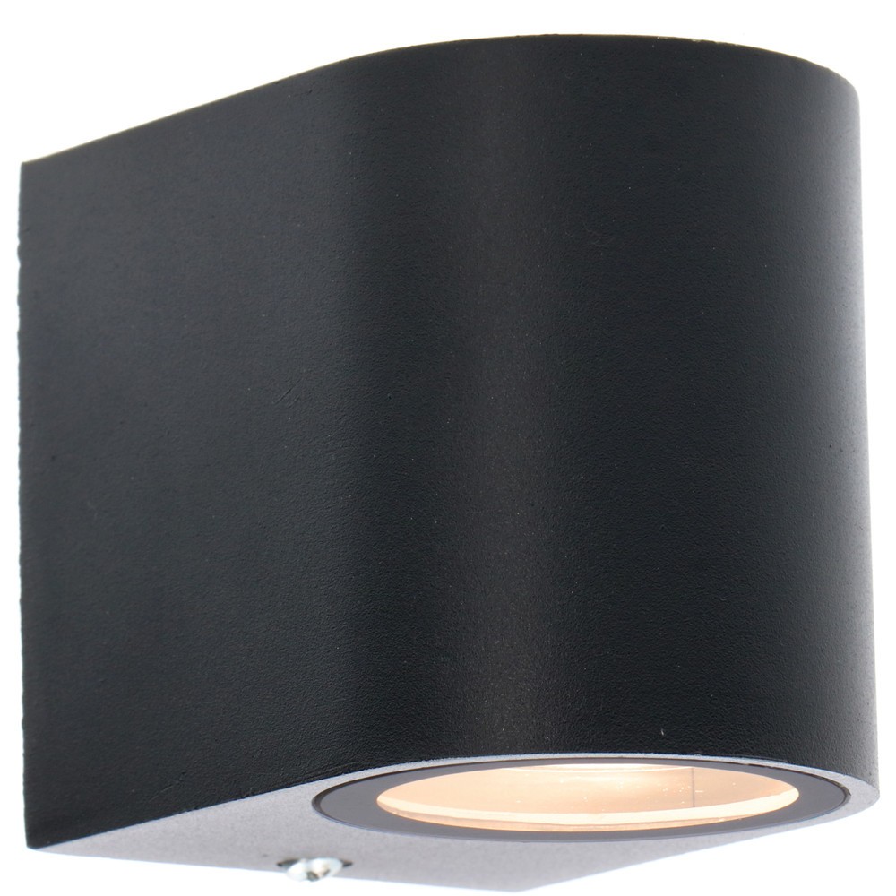 Produktabbildung: LED Outdoor-Wandleuchte Sacramento - 1xGU10 IP44 - schwarz