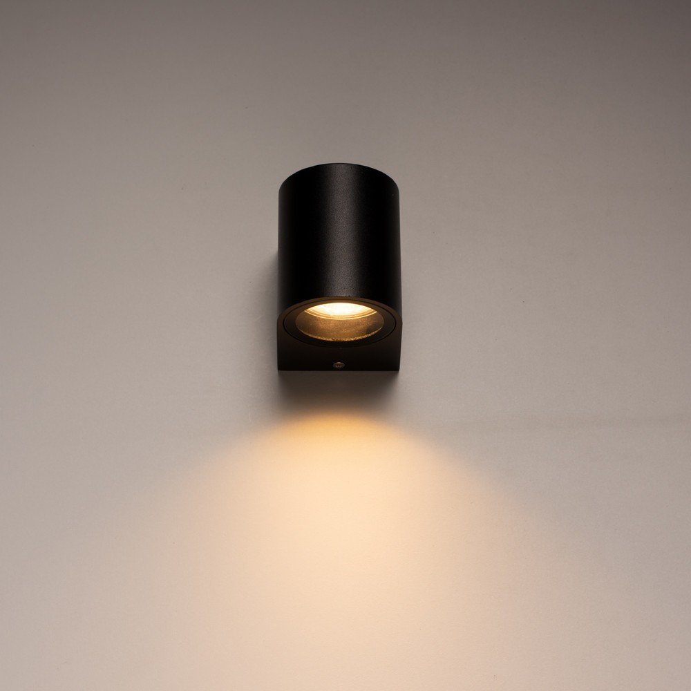 Produktabbildung Nr. 3: LED Outdoor-Wandleuchte Sacramento - 1xGU10 IP44 - schwarz