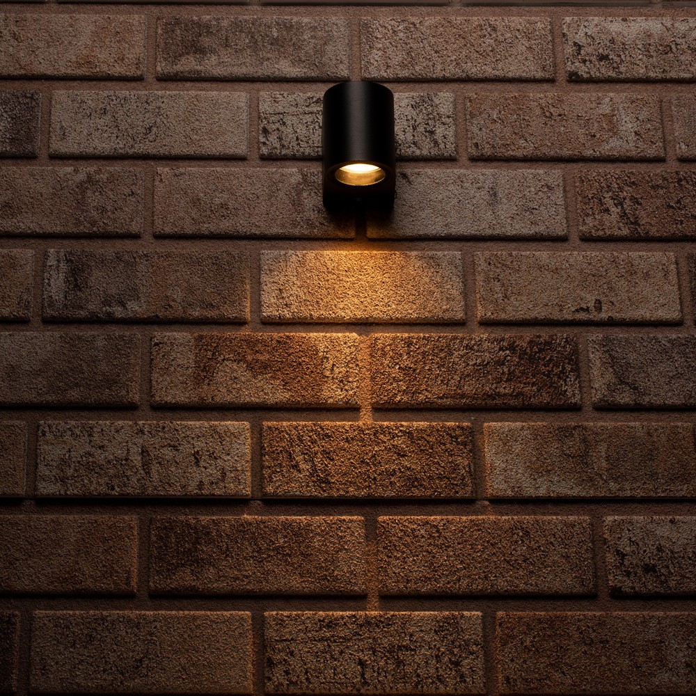 Produktabbildung Nr. 6: LED Outdoor-Wandleuchte Sacramento - 1xGU10 IP44 - schwarz
