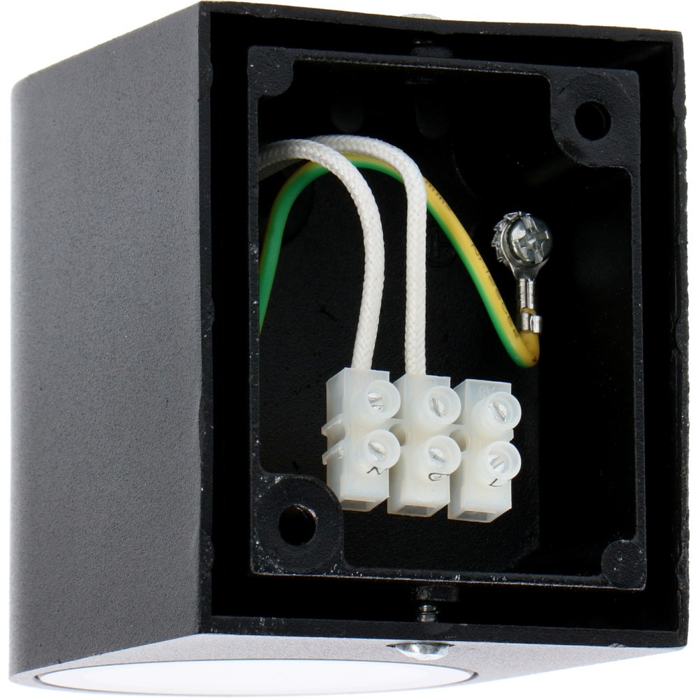 Produktabbildung Nr. 8: LED Outdoor-Wandleuchte Sacramento - 1xGU10 IP44 - schwarz