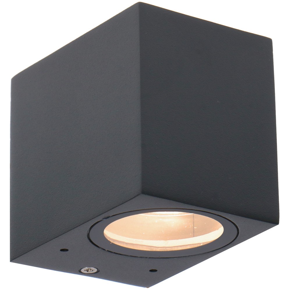 Produktabbildung: LED Outdoor-Wandleuchte San Diego - 1xGU10 IP44 - anthrazit