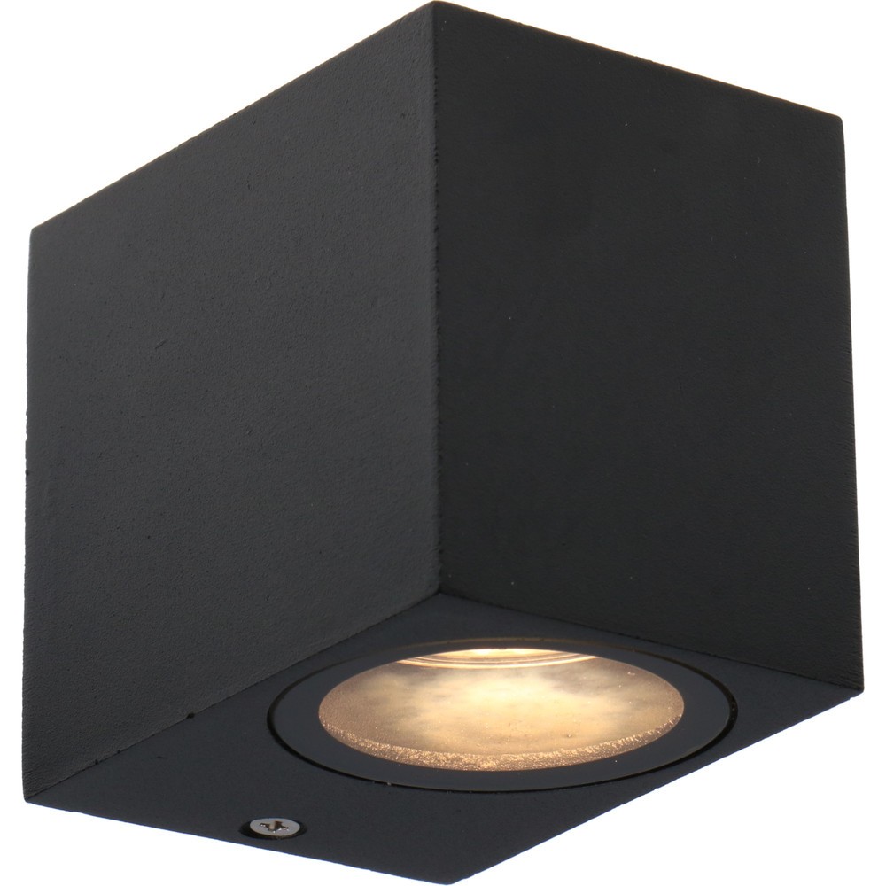 Produktabbildung: LED Outdoor-Wandleuchte San Diego - 1xGU10 IP44 - schwarz