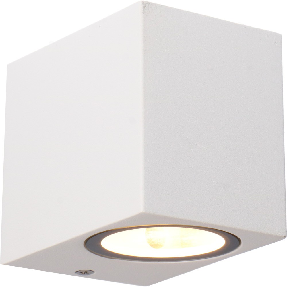Produktabbildung: LED Outdoor-Wandleuchte San Diego - 1xGU10 IP44 - weiß