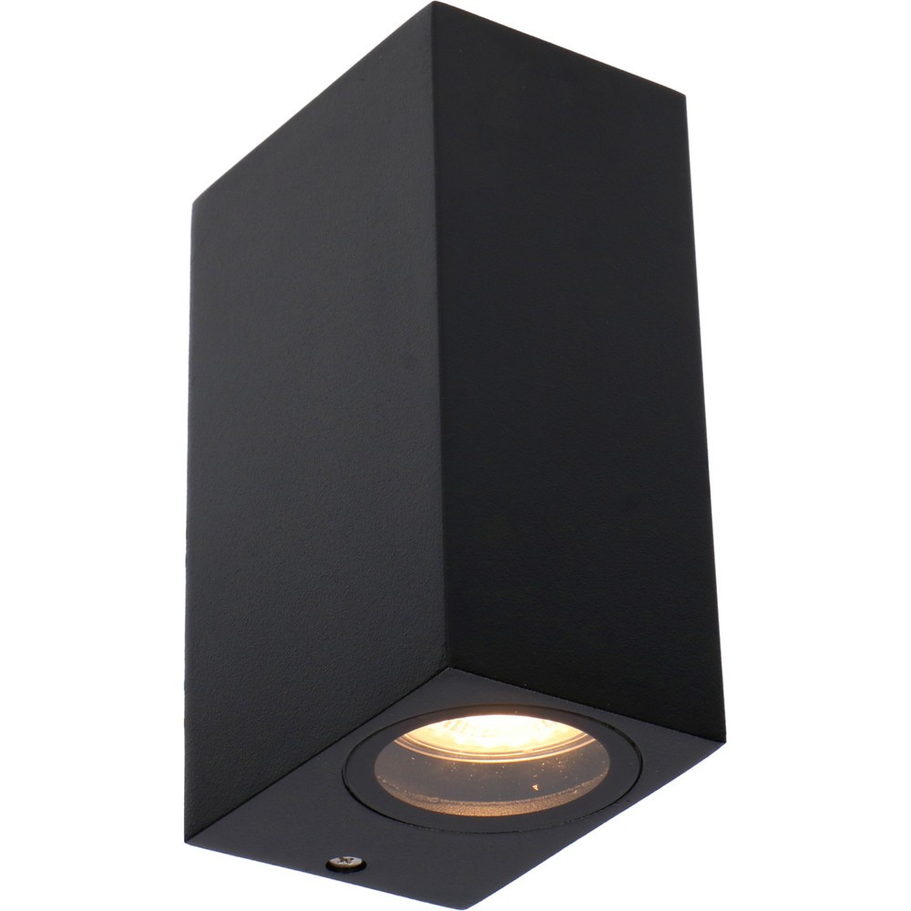 Produktabbildung: LED Outdoor-Wandleuchte San Francisco - 2xGU10 IP44 - schwarz
