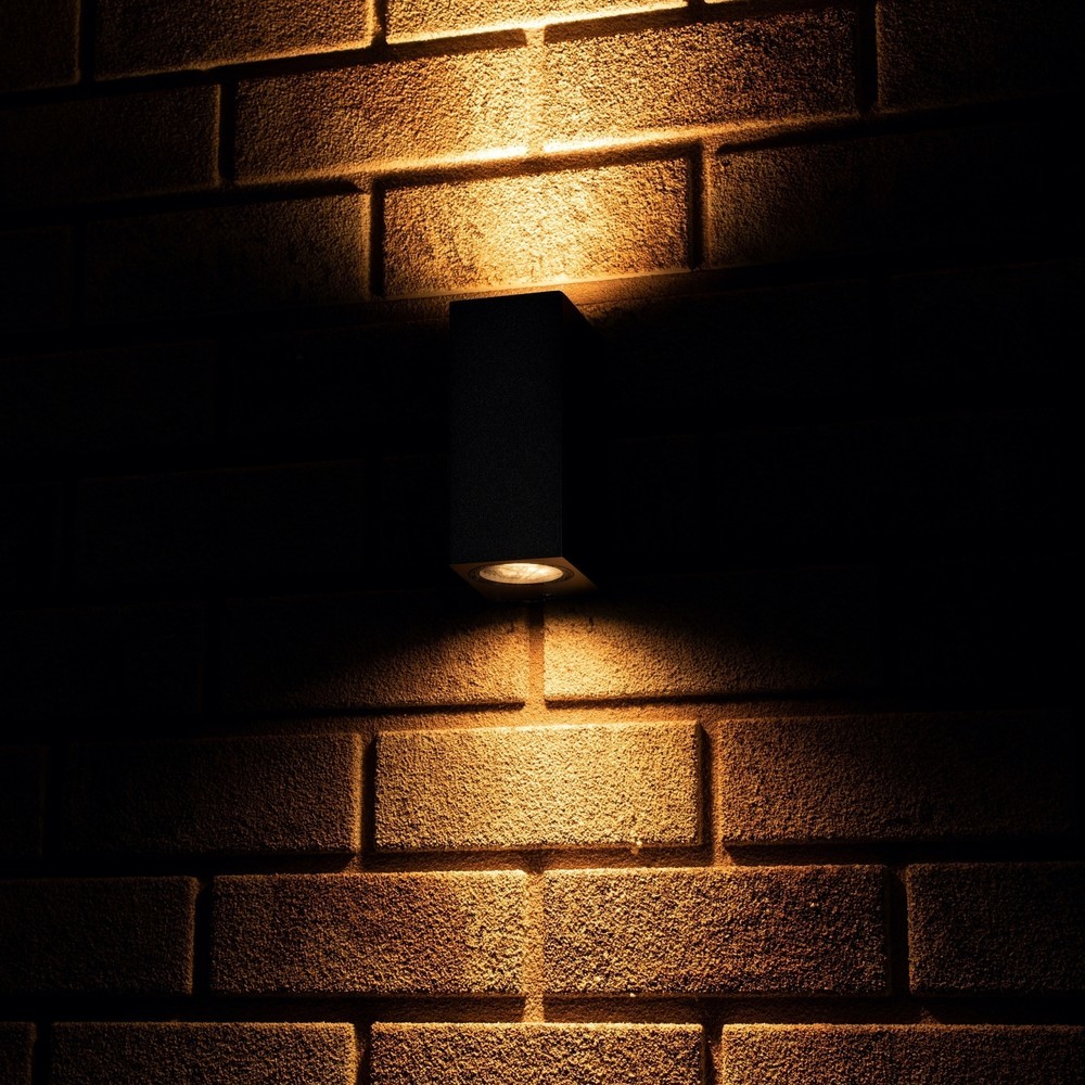 Produktabbildung Nr. 4: LED Outdoor-Wandleuchte San Francisco - 2xGU10 IP44 - schwarz