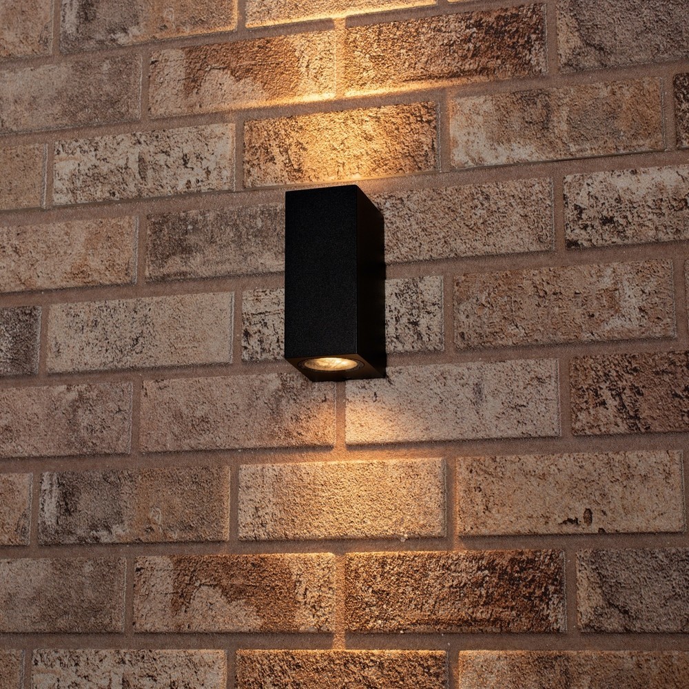 Produktabbildung Nr. 5: LED Outdoor-Wandleuchte San Francisco - 2xGU10 IP44 - schwarz