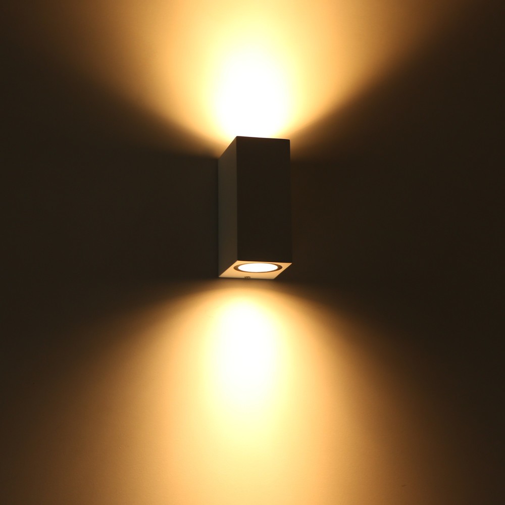 Produktabbildung Nr. 3: LED Outdoor-Wandleuchte San Francisco - 2xGU10 IP44 - weiß