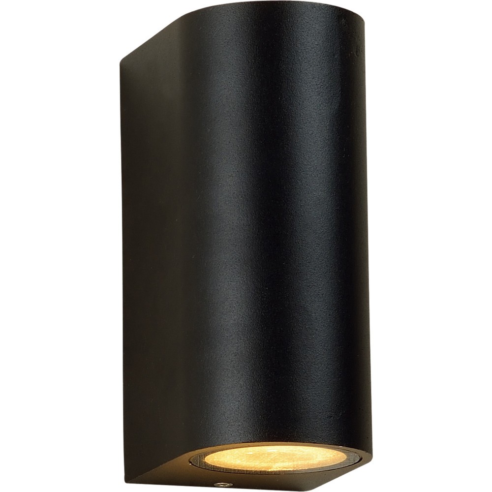 Produktabbildung: LED Outdoor-Wandleuchte Santa Barbara - 2xGU10 IP44 - schwarz