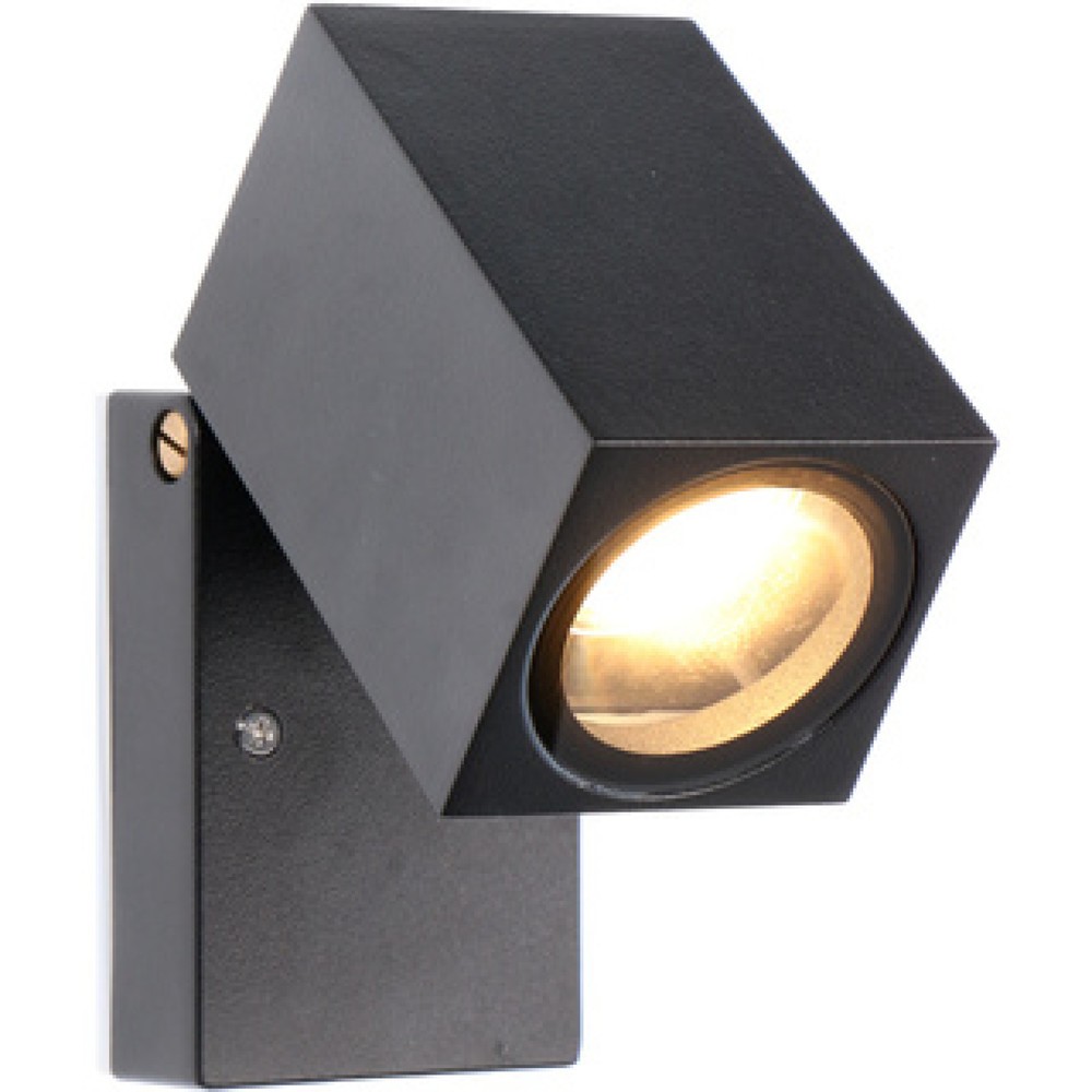 Produktabbildung: LED Outdoor-Wandleuchte Siena - 1xGU10 IP44 - schwarz