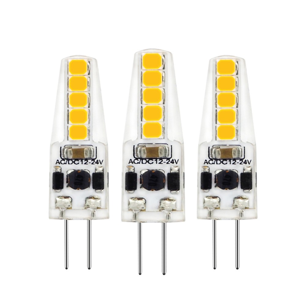 Produktabbildung: LED SMD Leuchtmittel - Kapsel G4 1,8W 185lm 2700K klar 330° - 3er-Pack