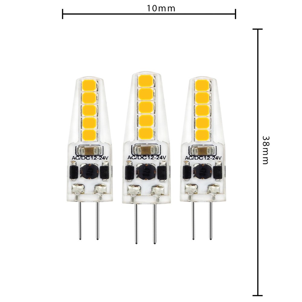 Produktabbildung Nr. 4: LED SMD Leuchtmittel - Kapsel G4 1,8W 185lm 2700K klar 330° - 3er-Pack