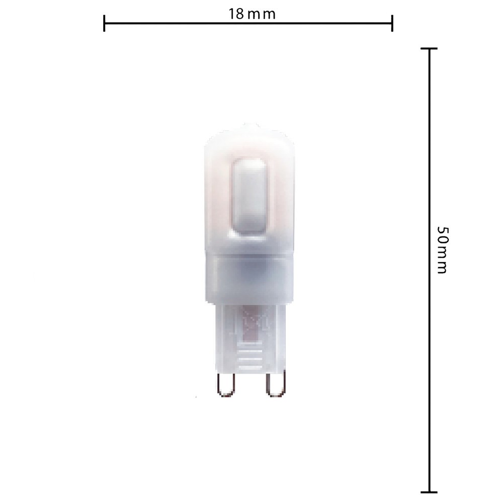 Produktabbildung Nr. 5: LED SMD Leuchtmittel - Kapsel G9 G9 2,5W 240lm 2700K gefrostet 270° - 3er-Sparpack