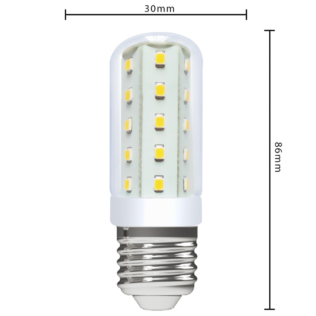 Produktabbildung Nr. 4: LED SMD Leuchtmittel - Kapsel T30 E27 4W 400lm 2700K CRI97 klar 320°