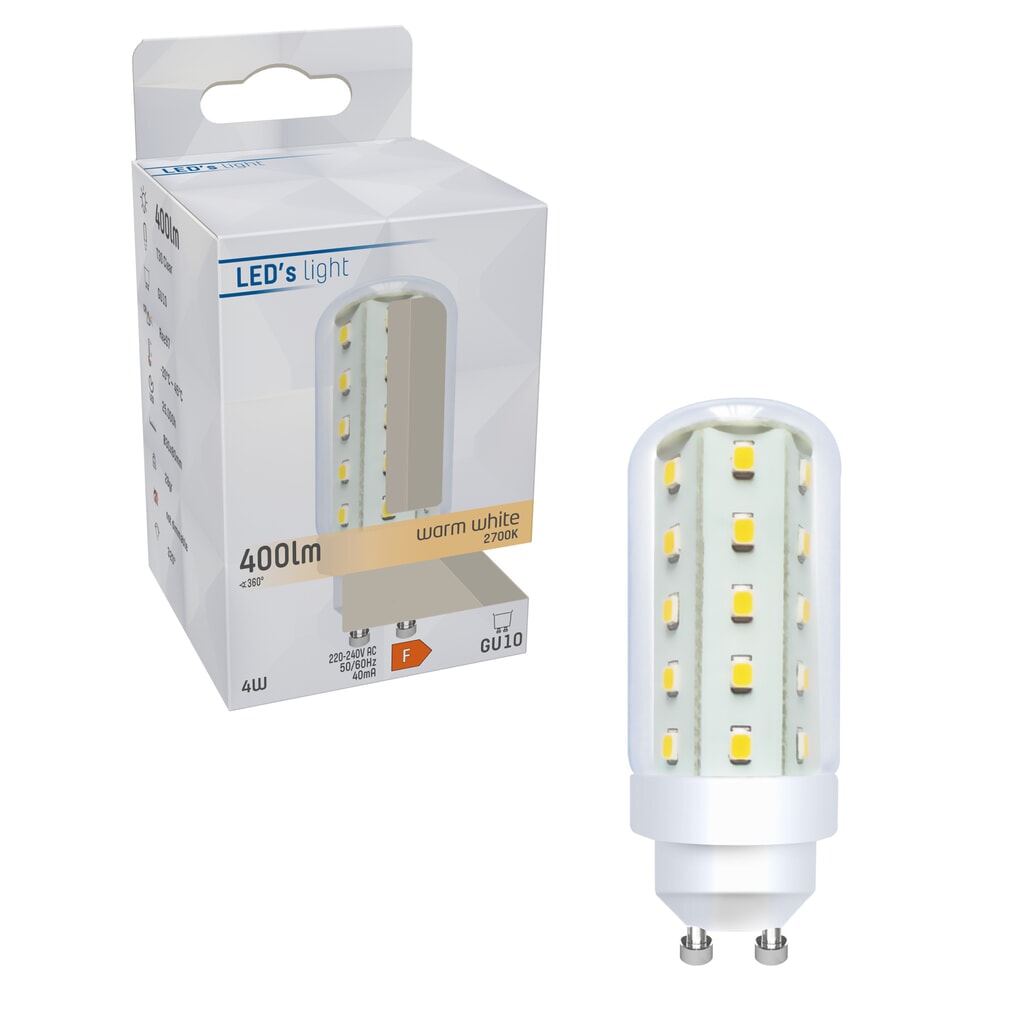 LED SMD Leuchtmittel - Kapsel T30 GU10 4W 400lm 2700K CRI97 klar 320° Produktabbildung Nr. 2: LED SMD Leuchtmittel - Kapsel T30 GU10 4W 400lm 2700K CRI97 klar 320°
