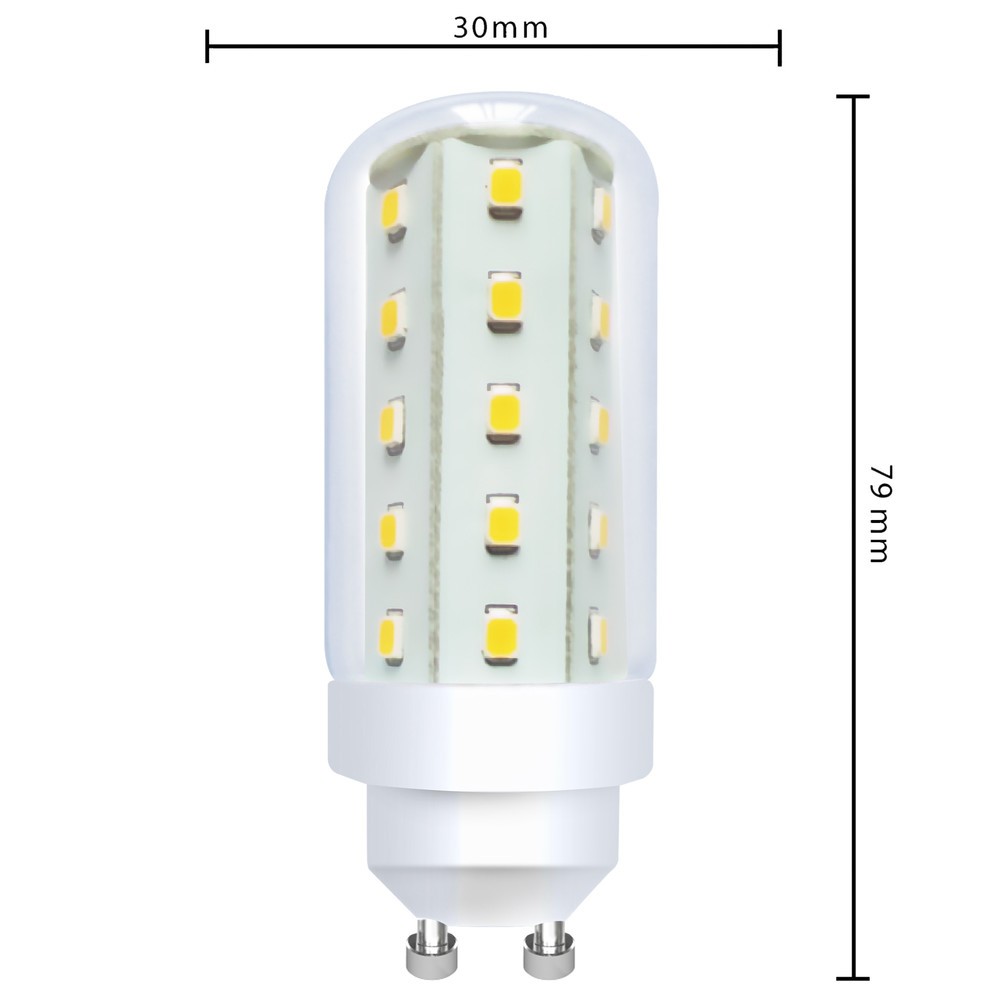 Produktabbildung Nr. 4: LED SMD Leuchtmittel - Kapsel T30 GU10 4W 400lm 2700K CRI97 klar 320°