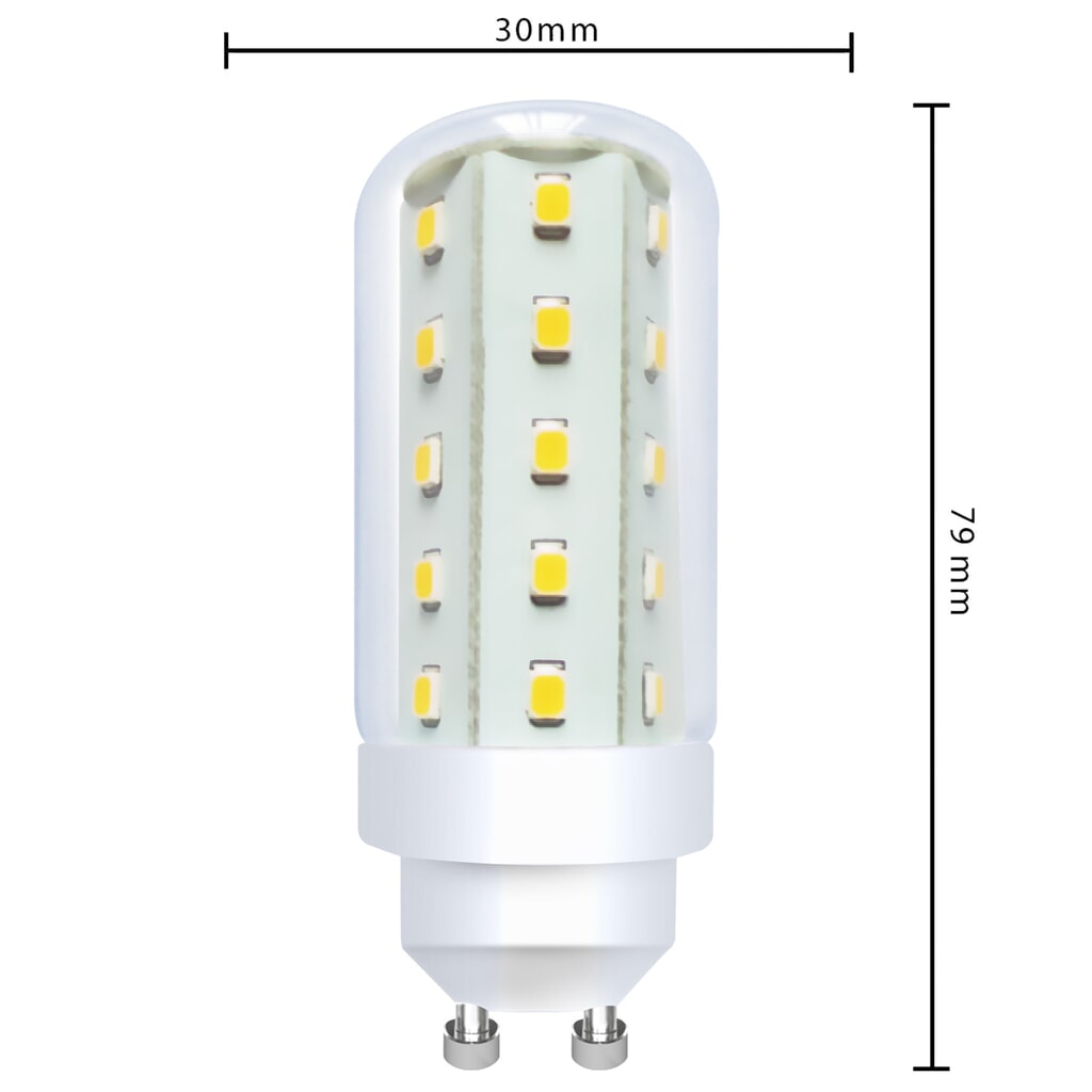 Produktabbildung Nr. 4: LED SMD Leuchtmittel - Kapsel T30 GU10 4W 400lm 2700K CRI97 klar 320°