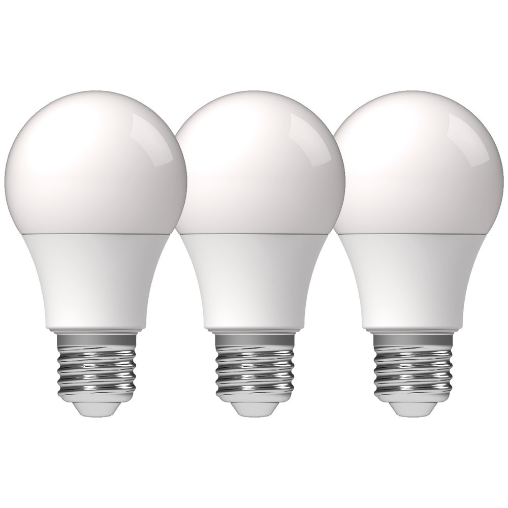 Produktabbildung: LED SMD Leuchtmittel - Klassisch A60 E27 8W 806lm 4000K opal 180° - 3er-Sparpack
