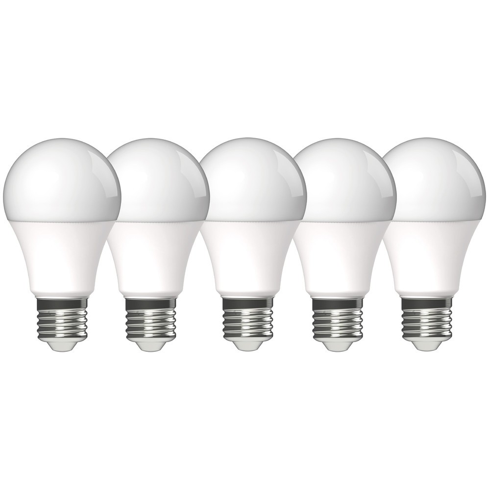 Produktabbildung: LED SMD Leuchtmittel - Klassisch A60 E27 8,5W 806lm 2700K opal 150° - 5er-Pack