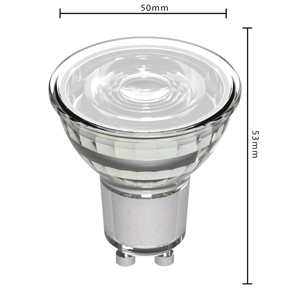 Produktabbildung Nr. 4: LED SMD Leuchtmittel - Spot MR16 GU10 2,5W 345lm 3000K klar 36°