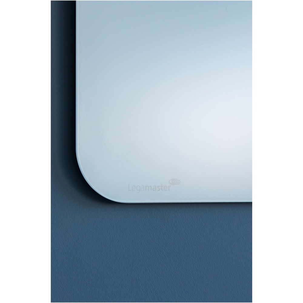 Produktabbildung Nr. 8: Legamaster Glasboard aus Sicherheitsglas, matt, magnethaftend, HxB 1.000 x 2.000 mm, hellblau, Ecken abgerundet
