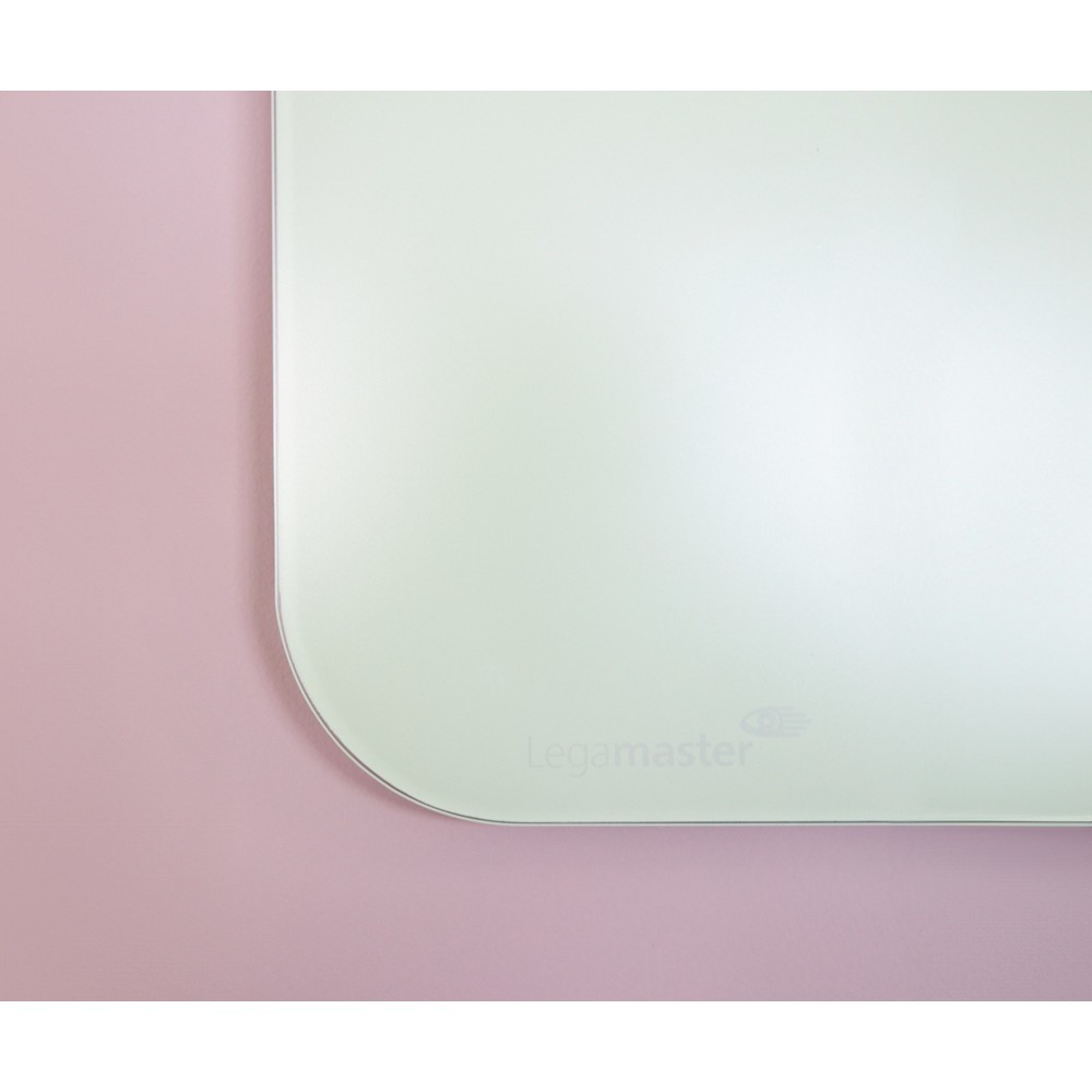 Produktabbildung Nr. 6: Legamaster Glasboard aus Sicherheitsglas, matt, magnethaftend, HxB 900 x 1.200 mm, salbeigrün, Ecken abgerundet