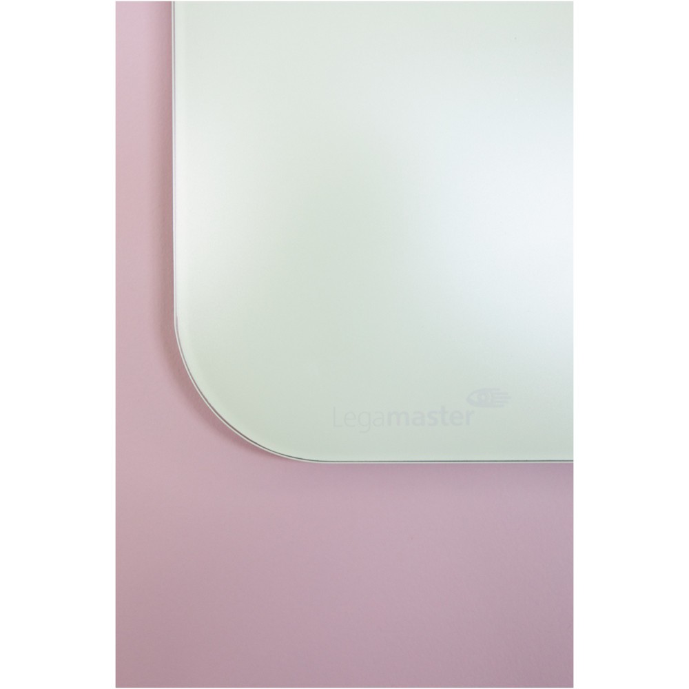 Produktabbildung Nr. 8: Legamaster Glasboard aus Sicherheitsglas, matt, magnethaftend, HxB 900 x 1.200 mm, salbeigrün, Ecken abgerundet