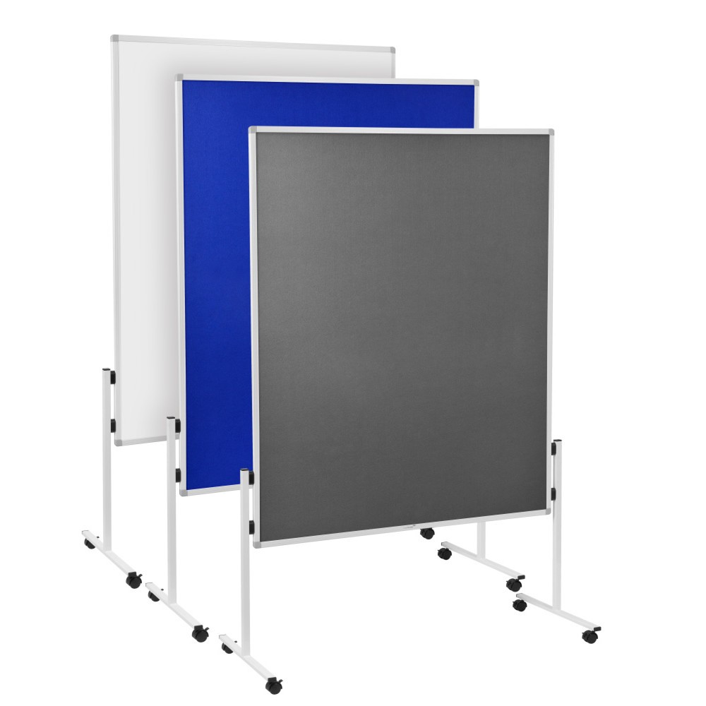 Produktabbildung Nr. 4: Legamaster Mobile Moderationstafel ECONOMY, HxB 1.500 x 1.200 mm, grau
