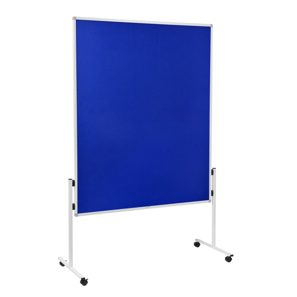 Produktabbildung: Legamaster Mobile Moderationstafel ECONOMY, HxB 1.500 x 1.200 mm, blau
