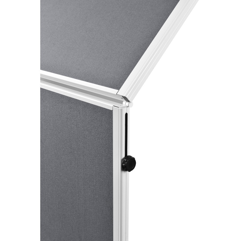 Produktabbildung Nr. 2: Legamaster Mobile Moderationstafel ECONOMY, HxB 1.500 x 1.200 mm, grau, klappbar