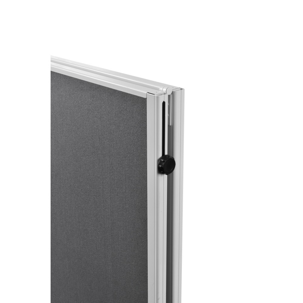 Produktabbildung Nr. 14: Legamaster Mobile Moderationstafel ECONOMY, HxB 1.500 x 1.200 mm, grau, klappbar