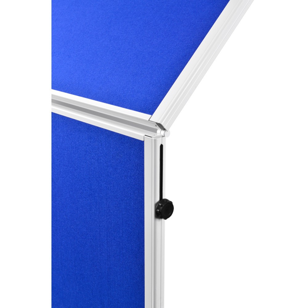 Produktabbildung Nr. 2: Legamaster Mobile Moderationstafel ECONOMY, HxB 1.500 x 1.200 mm, blau, klappbar