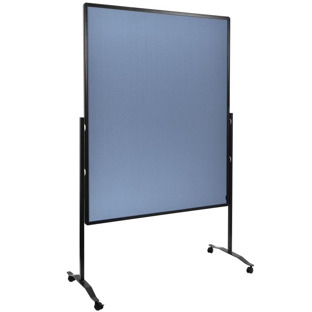 Produktabbildung: Legamaster Mobile Moderationswand PREMIUM PLUS, HxB  1.500 x 1.200 mm, blaugrau