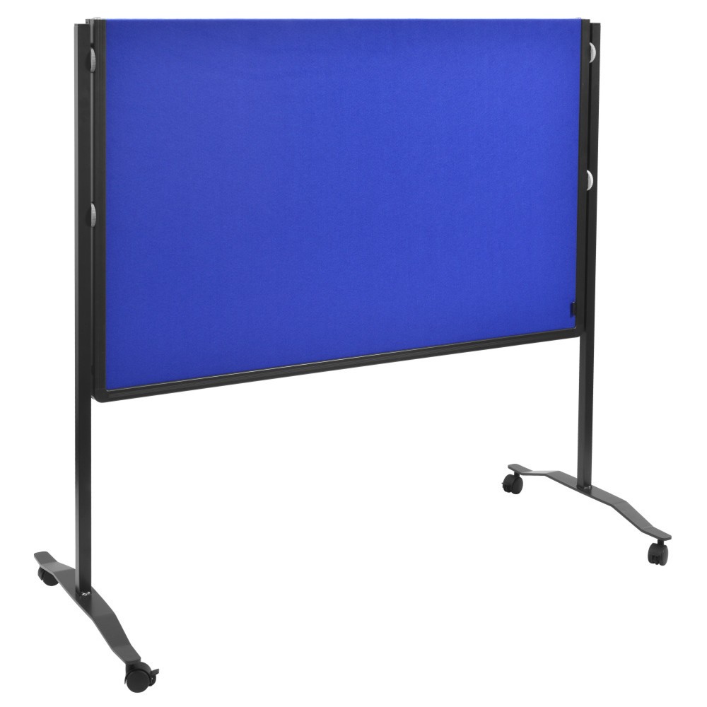 Produktabbildung Nr. 5: Legamaster Mobile Moderationswand PREMIUM PLUS, klappbar, HxB 1.500 x 1.200 mm, marineblau