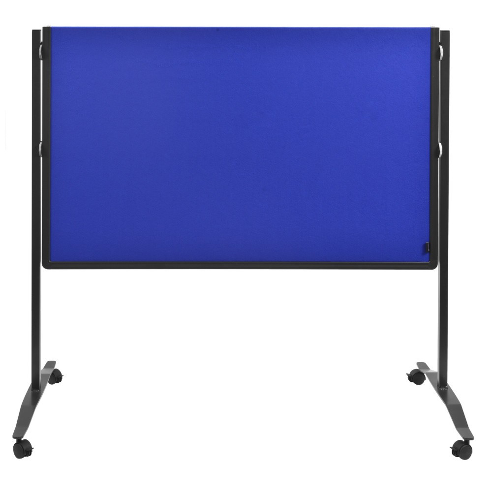 Produktabbildung Nr. 9: Legamaster Mobile Moderationswand PREMIUM PLUS, klappbar, HxB 1.500 x 1.200 mm, marineblau