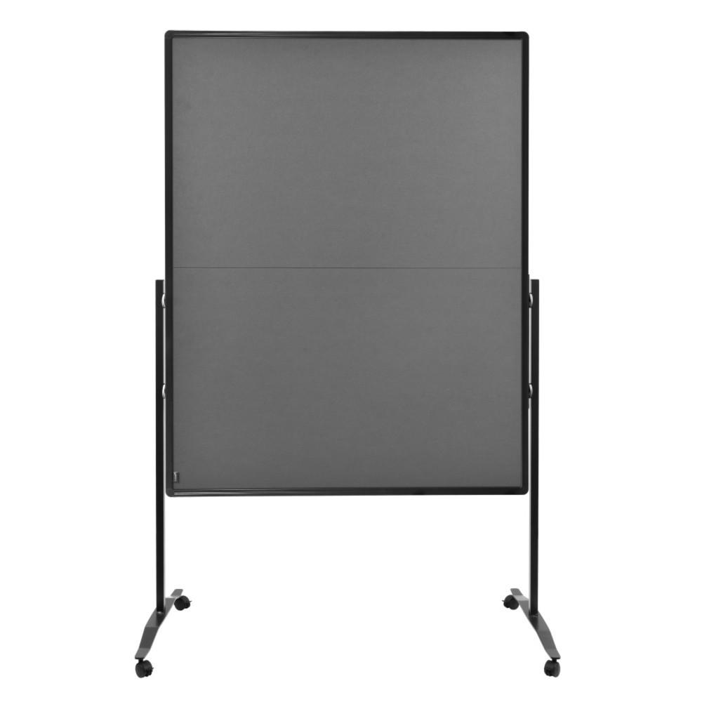 Produktabbildung: Legamaster Mobile Moderationswand PREMIUM PLUS, klappbar, HxB 1.500 x 1.200 mm, grau