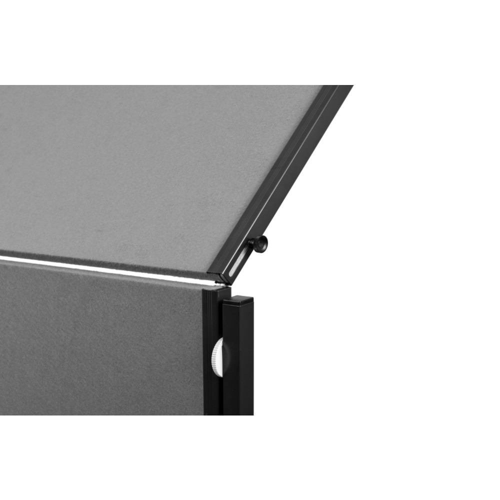 Produktabbildung Nr. 4: Legamaster Mobile Moderationswand PREMIUM PLUS, klappbar, HxB 1.500 x 1.200 mm, grau