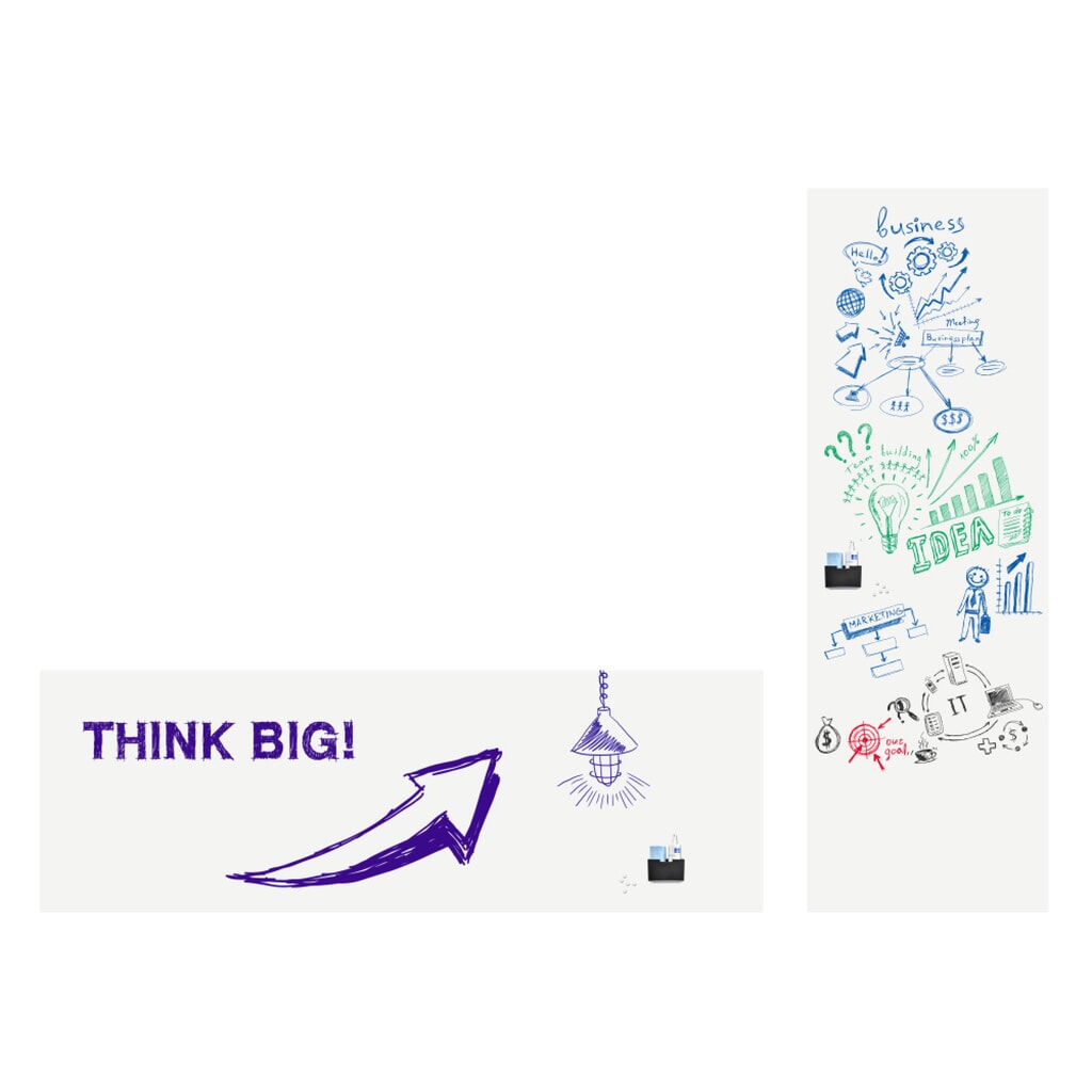 Produktabbildung: Legamaster Whiteboard-Folie WRAP-UP, BxL 1.010 × 1.500 mm