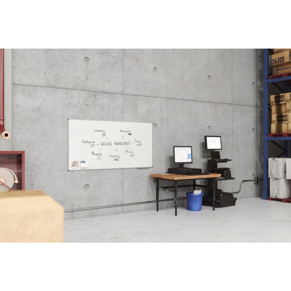Produktabbildung Nr. 4: Legamaster Whiteboard UNITE, magnethaftend, HxB 1.200 x 1.800 mm