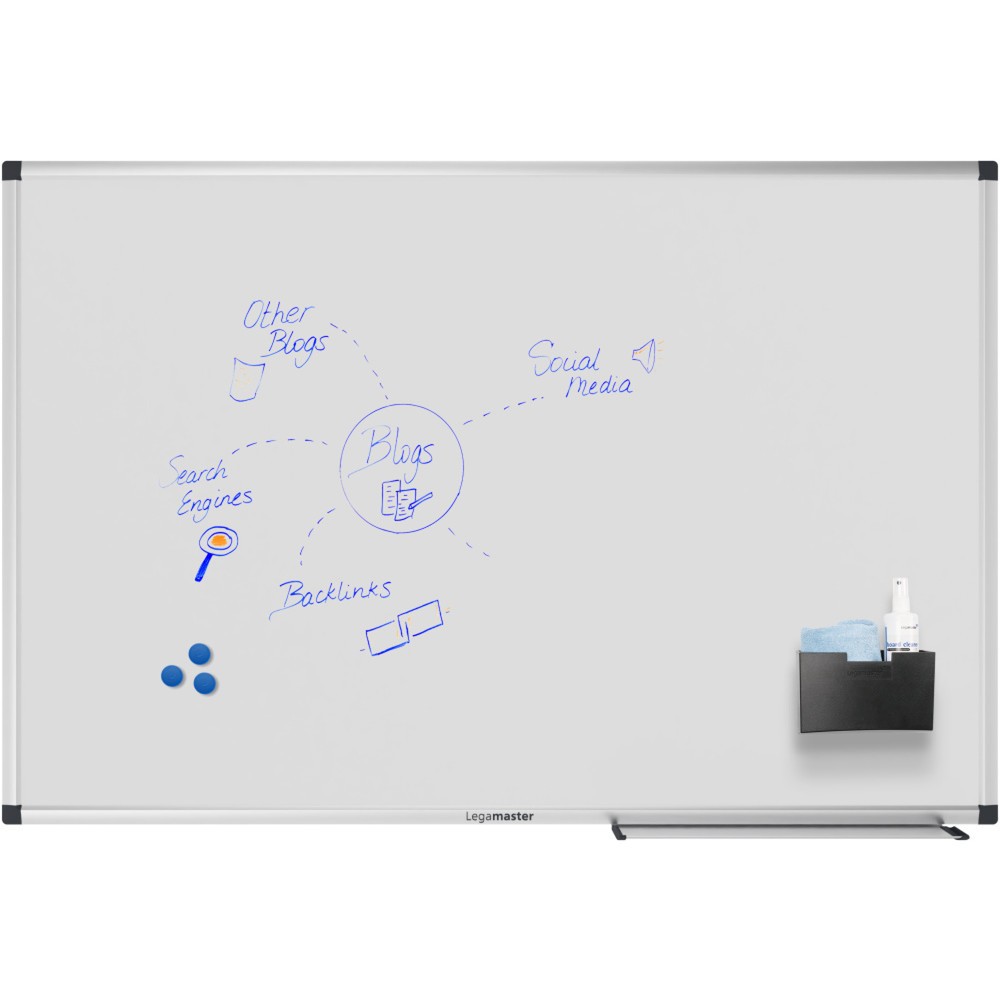 Produktabbildung Nr. 6: Legamaster Whiteboard UNITE PLUS, magnethaftend, HxB 600 x 900 mm