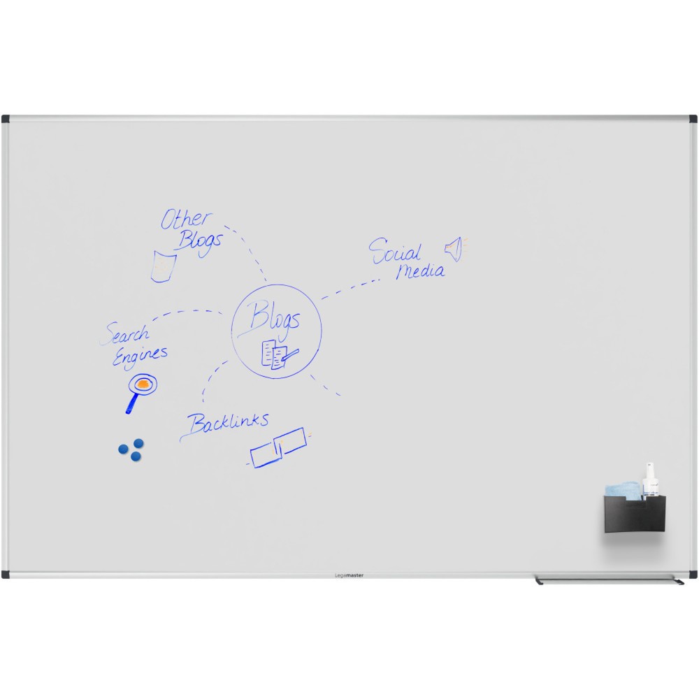 Produktabbildung Nr. 6: Legamaster Whiteboard UNITE PLUS, magnethaftend, HxB 1.000 x 1.500 mm