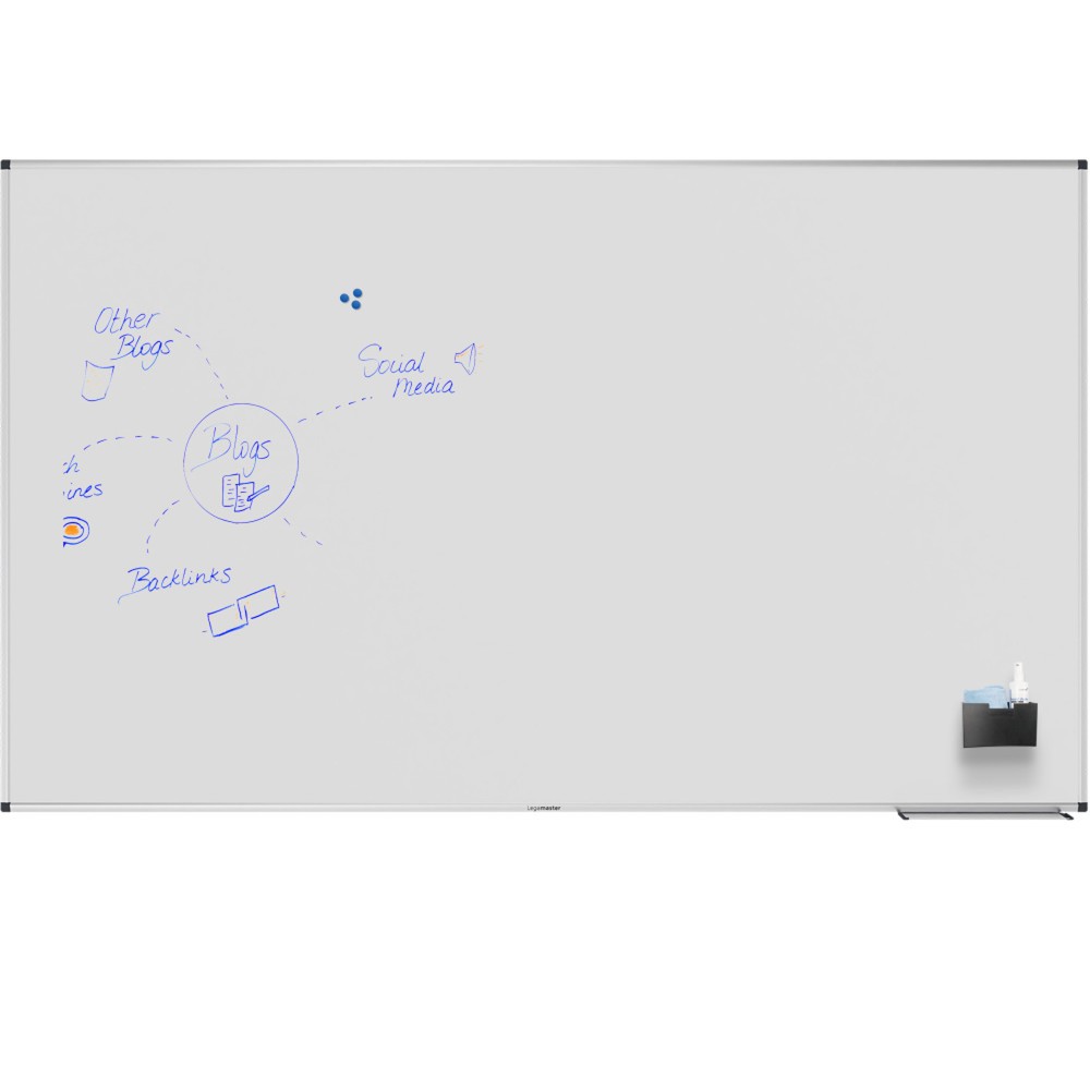 Produktabbildung Nr. 6: Legamaster Whiteboard UNITE PLUS, magnethaftend, HxB 1.200 x 2.000 mm