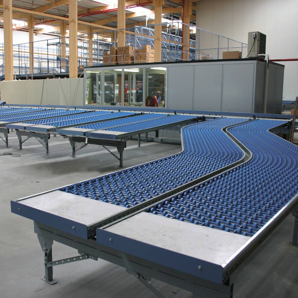 Produktabbildung Nr. 3: Leicht-Röllchenbahn, Kunststoffröllchen, Ø 48 mm, LxB 2.000 x 600 mm, Achsabstand 125 mm