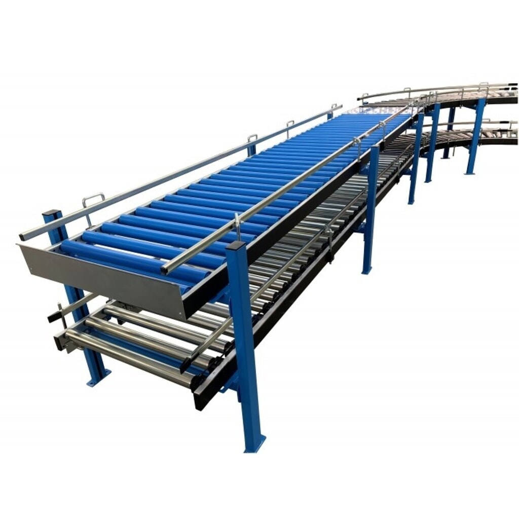 BLUME Leicht-Rollenbahnen, Stahlrollen, Ø 50 mm, Bahnlänge 2 m Bahnbreite 400 mm, Achsabstand 62,5 mm Produktabbildung Nr. 7: BLUME Leicht-Rollenbahnen, Stahlrollen, Ø 50 mm, Bahnlänge 2 m Bahnbreite 400 mm, Achsabstand 62,5 mm